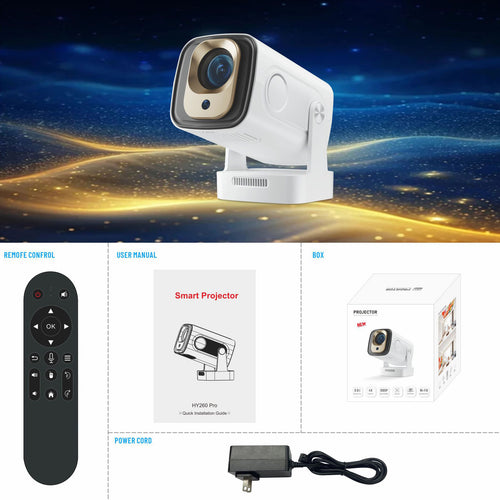 Portable Mini Projector with Autofocus